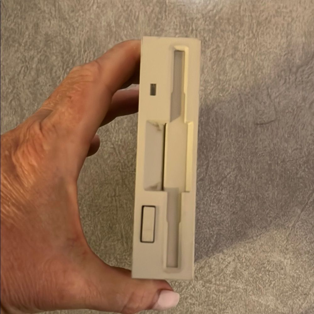 Vintage Beige Floppy Disk Drive